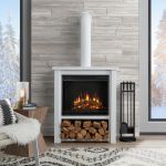 Black Corner Electric Fireplace Inspirierend Rustic Fireplaces Heating Venting Cooling The Home Depot