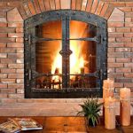 Masonry Fireplace Doors Genial 68 Best Fireplace Ironwork Images On Pinterest Fire Places