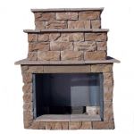 Two Sided Fireplace Indoor Outdoor Best Of Outdoor Fireplaces Outdoor Heating The Home Depot