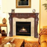 Fireplace Liners Schön Cortina 48 In X 42 In Wood Fireplace Mantel Surround Fireplace